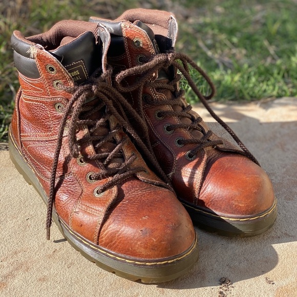 Dr. Martens steel toe work boots men’s size 13 style 16935 DM 315 - Picture 5 of 15